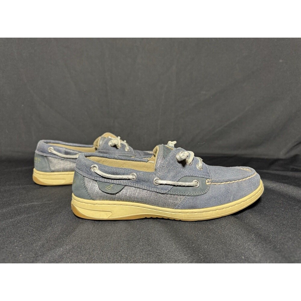 Sperry Top-Sider, Ivyfish, Navy/Silver,  Women's 8.5 M STS90931 Boat Nautical